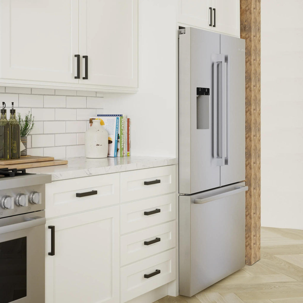 500 Series French Door Bottom Mount Refrigerator 36" Stainless steel (with anti-fingerprint), Total No Frost