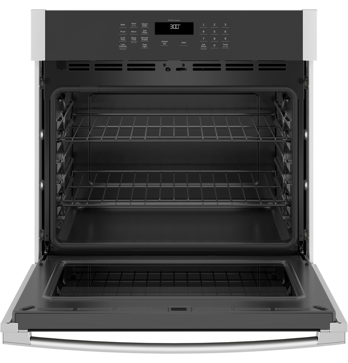 GE® 30" Smart Built-In Self-Clean Single Wall Oven with Never-Scrub Racks