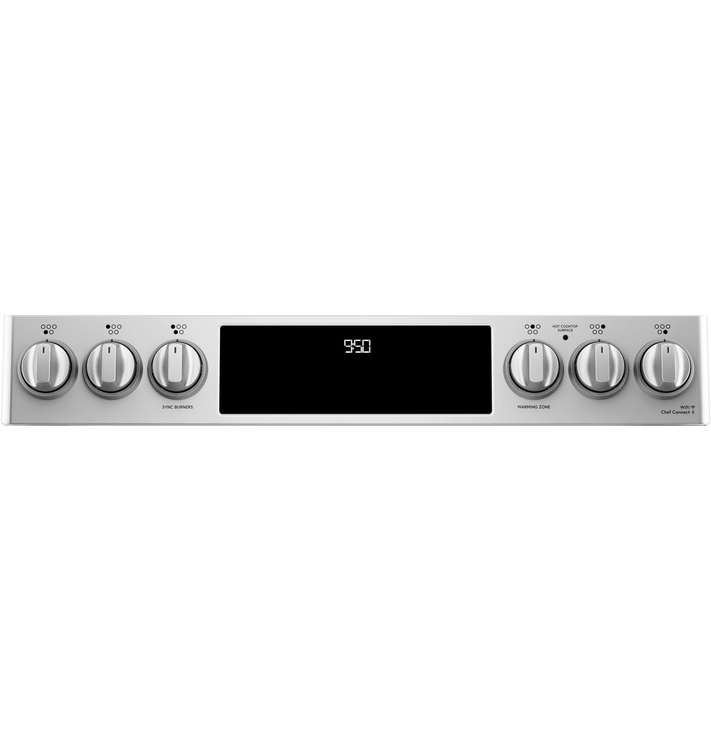 Café™ 30" Smart Slide-In, Front-Control, Induction and Convection Double-Oven Range