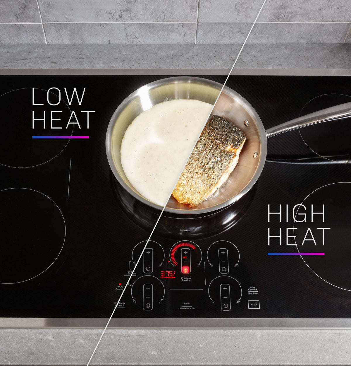 GE Profile™ ENERGY STAR® 36" Built-In Touch Control Induction Cooktop