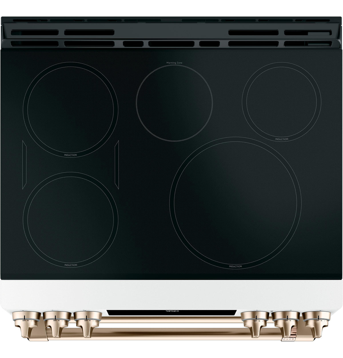 Café™ 30" Smart Slide-In, Front-Control, Induction and Convection Double-Oven Range