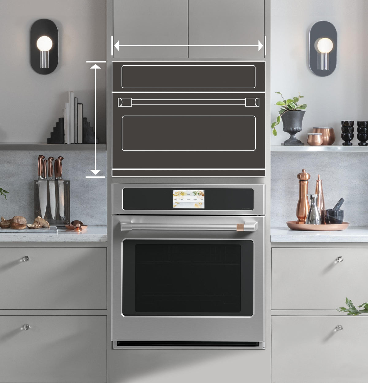 Café™ 30" Custom Speed Cook Oven with 240V Advantium® Technology