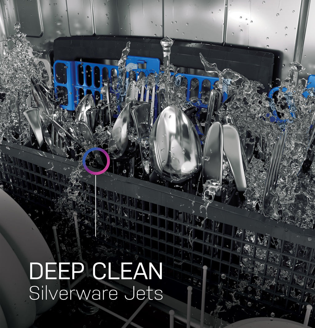 GE Profile™ ENERGY STAR® Fingerprint Resistant Top Control Stainless Interior Dishwasher with Microban™ Antimicrobial Technology