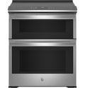 GE Profile™ 30" Smart Slide-In Electric Double Oven Convection Fingerprint Resistant Range