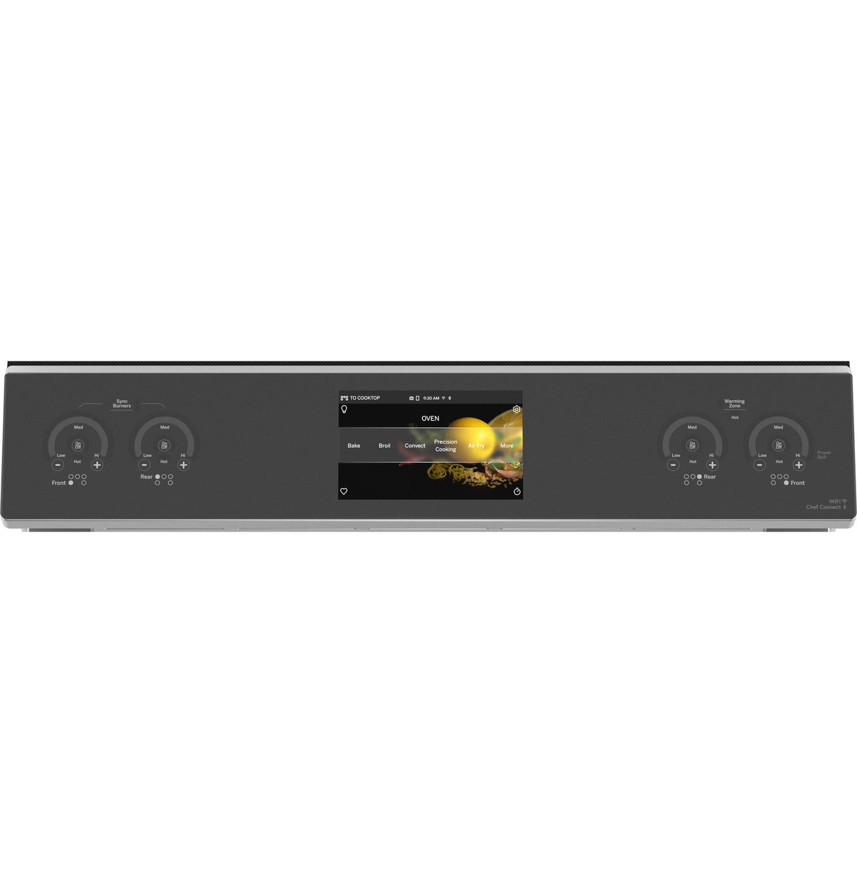 GE Profile™ 30" Smart Slide-In Front-Control Induction Fingerprint Resistant Range with In Oven Camera