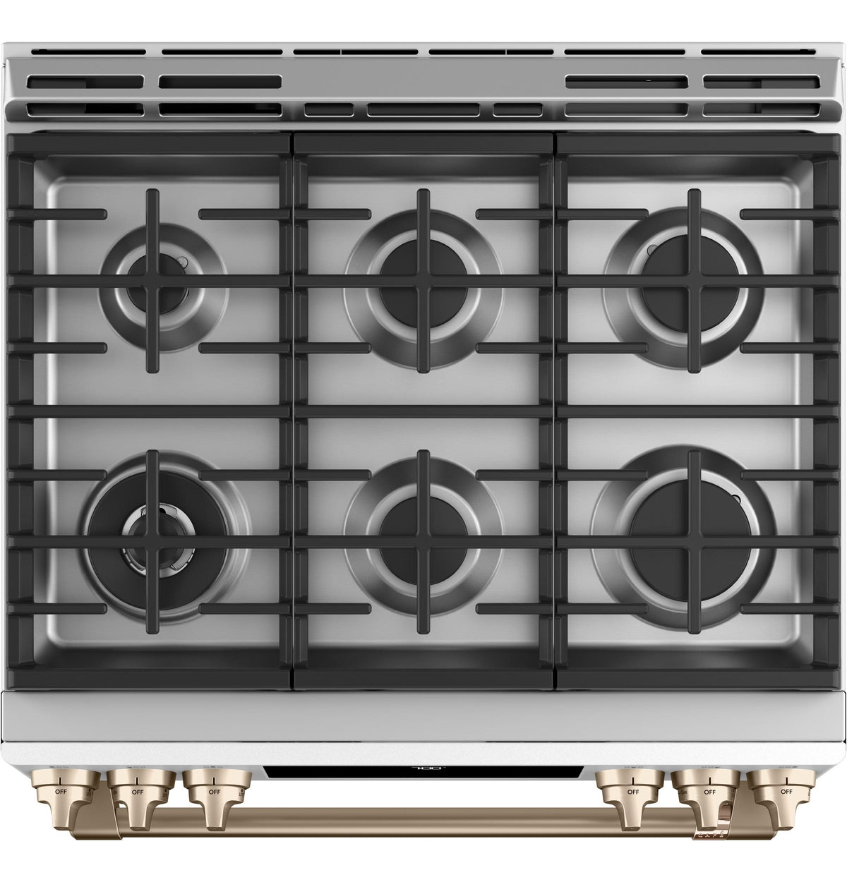 Café™ 30" Smart Slide-In, Front-Control, Gas Range with Convection Oven