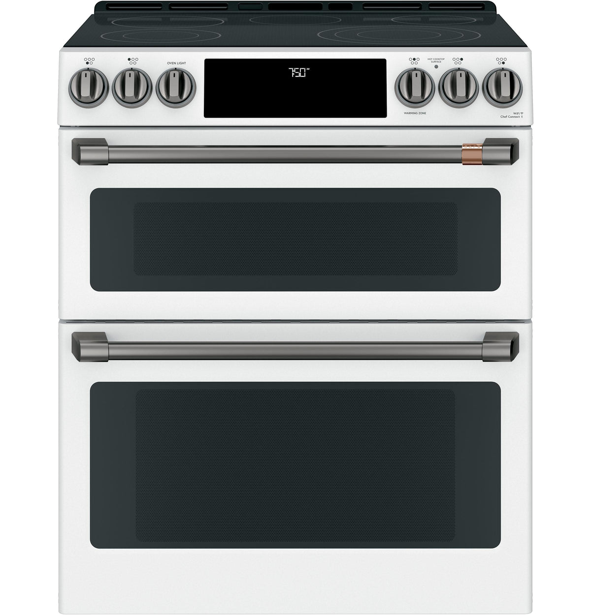 Café™ 30" Smart Slide-In, Front-Control, Radiant and Convection Double-Oven Range