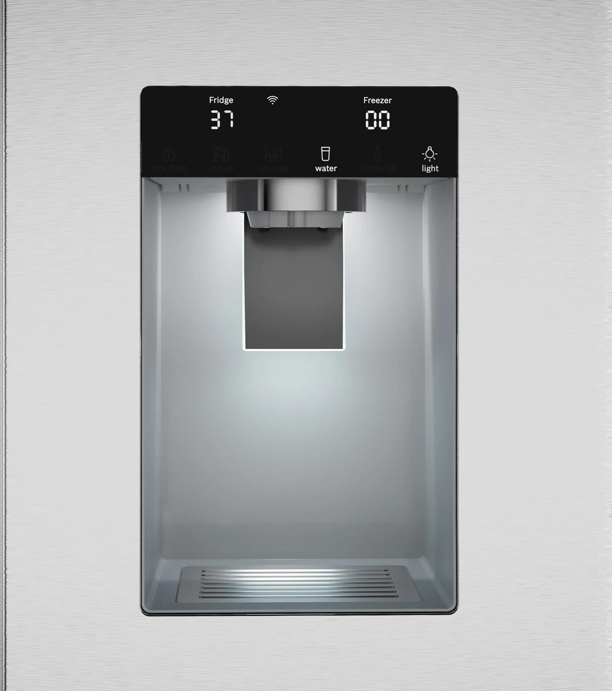 500 Series French Door Bottom Mount Refrigerator 36" Stainless steel (with anti-fingerprint), Total No Frost