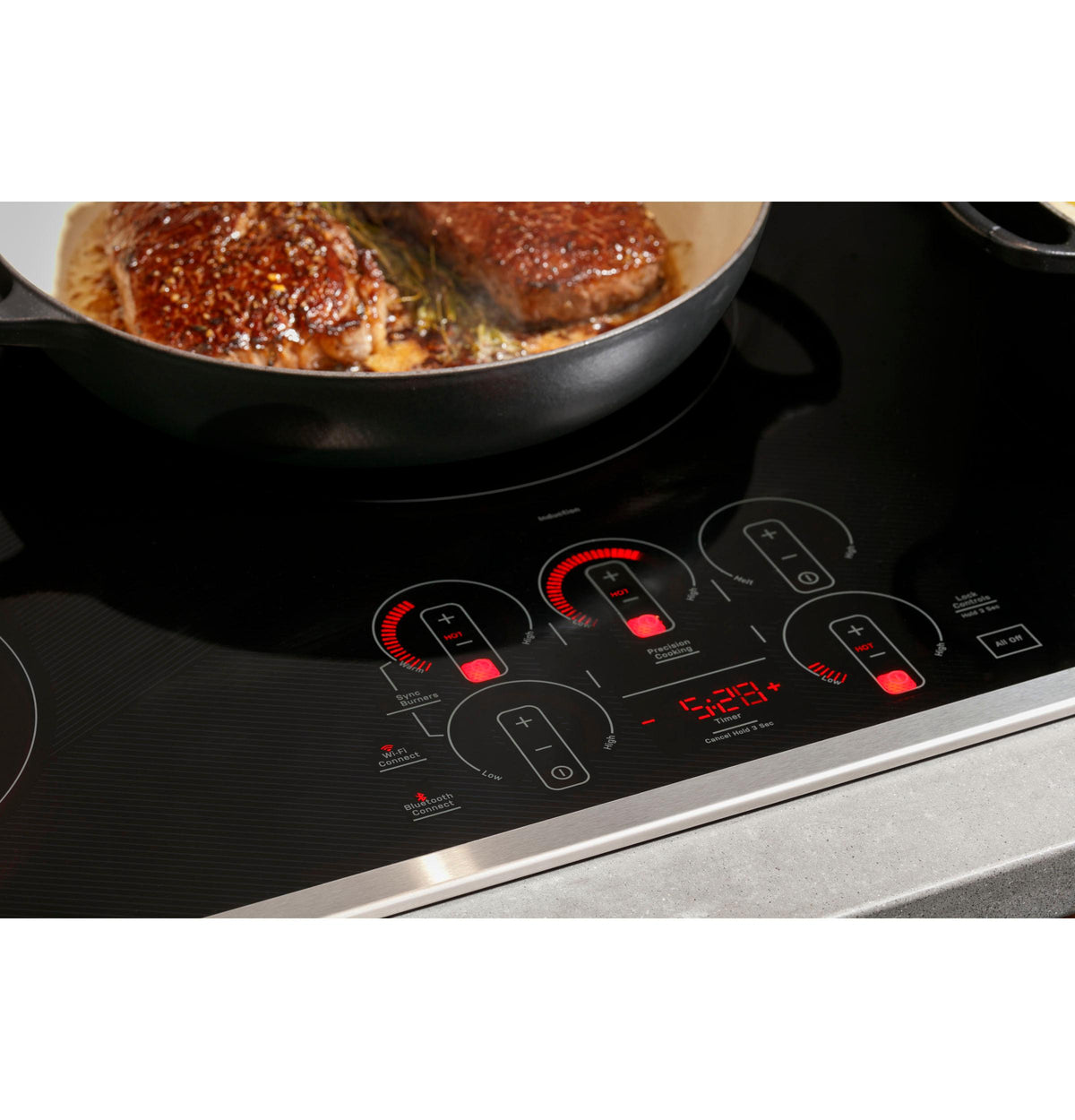 GE Profile™ ENERGY STAR® 36" Built-In Touch Control Induction Cooktop