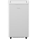 GE Profile® 12,000 BTU Dual-Hose, Inverter Heat/Cool Portable Air Conditioner with Dehumidifier and Remote, White