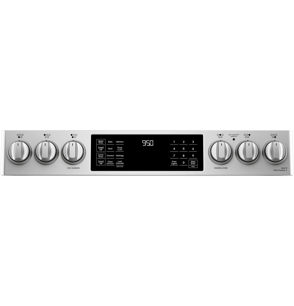 Café™ 30" Smart Slide-In, Front-Control, Induction and Convection Double-Oven Range