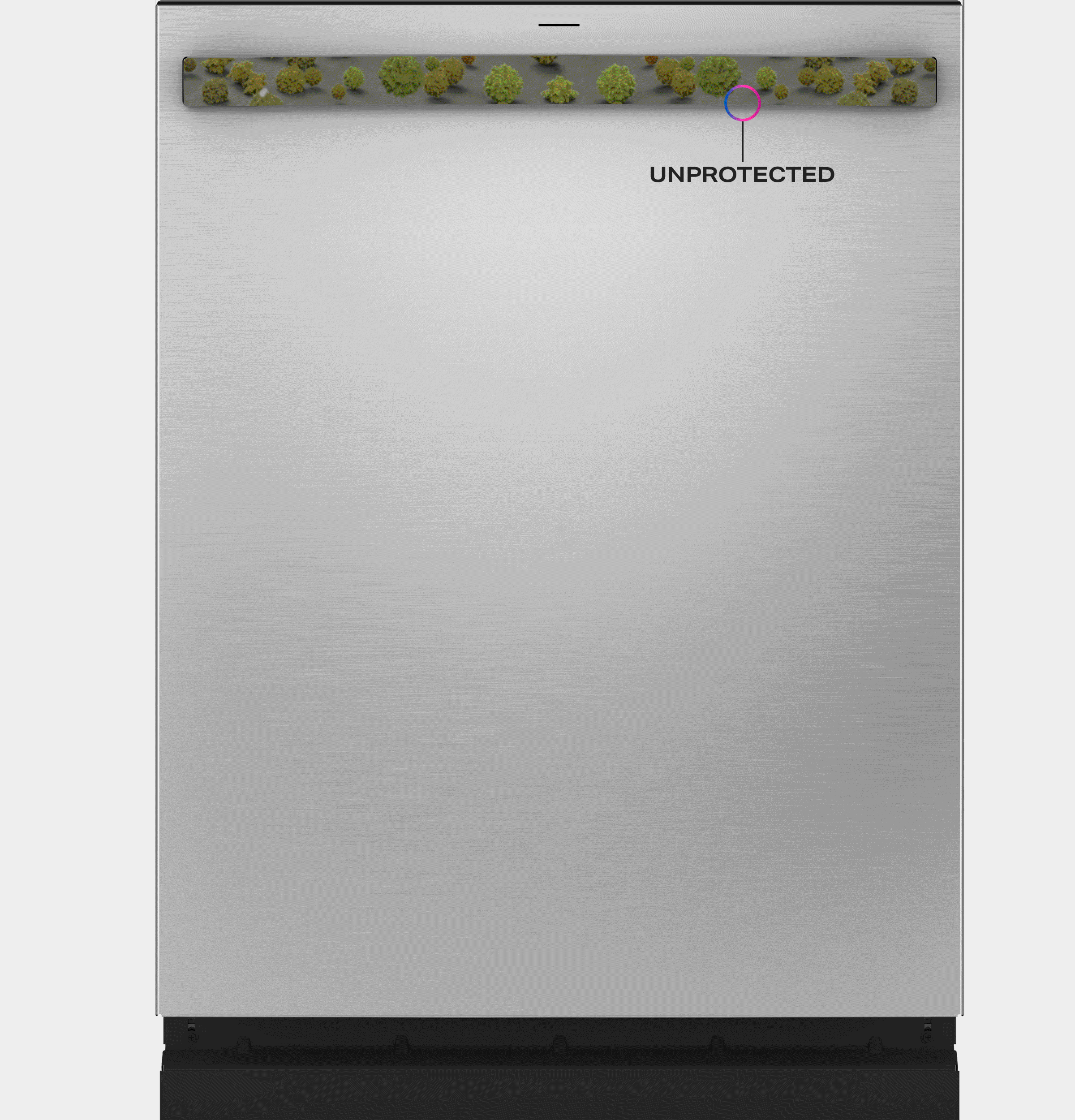 GE Profile™ ENERGY STAR® Fingerprint Resistant Top Control Stainless Interior Dishwasher with Microban™ Antimicrobial Technology