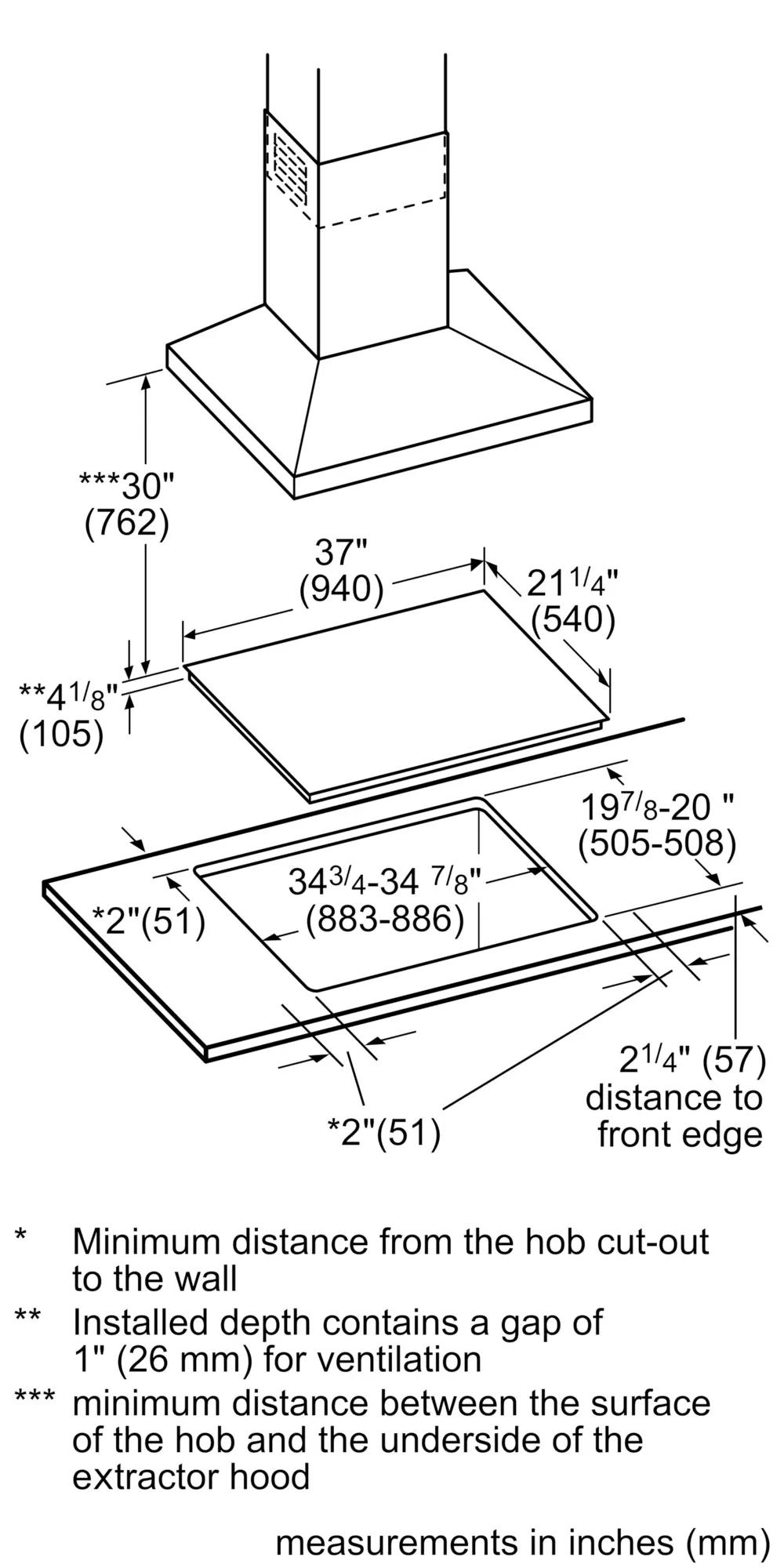 Benchmark™ Induction Cooktop 36'' surface mount without frame