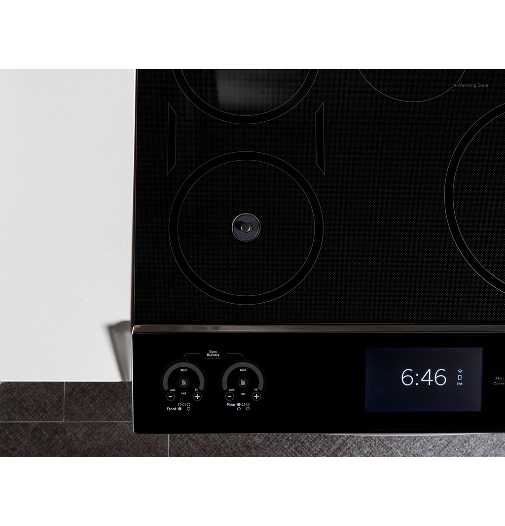 GE Profile™ 30" Smart Slide-In Front-Control Induction Fingerprint Resistant Range with In Oven Camera