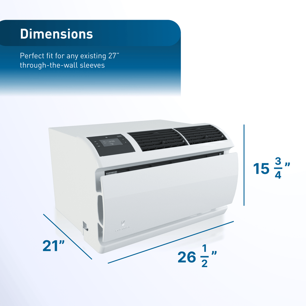 Friedrich WallMaster Inverter 14,000 BTU 230V Smart Through-the-Wall Air Conditioner with Heat Pump