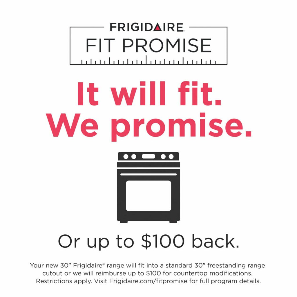30" Front Control Gas Range with Total Convection
