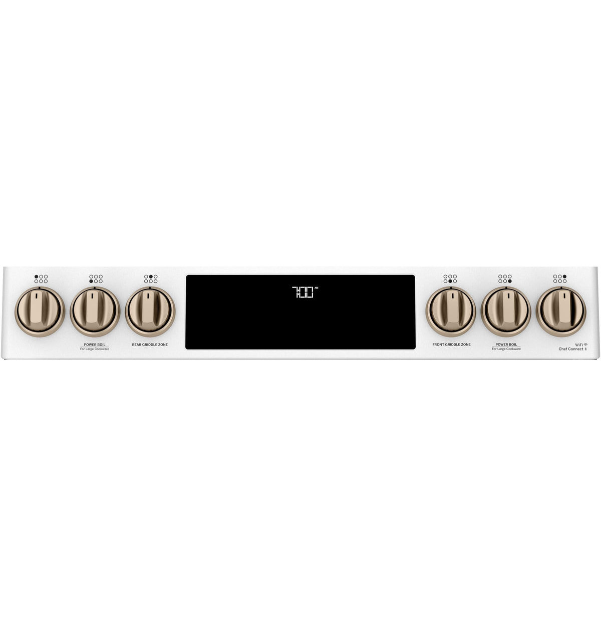 Café™ 30" Smart Slide-In, Front-Control, Gas Range with Convection Oven