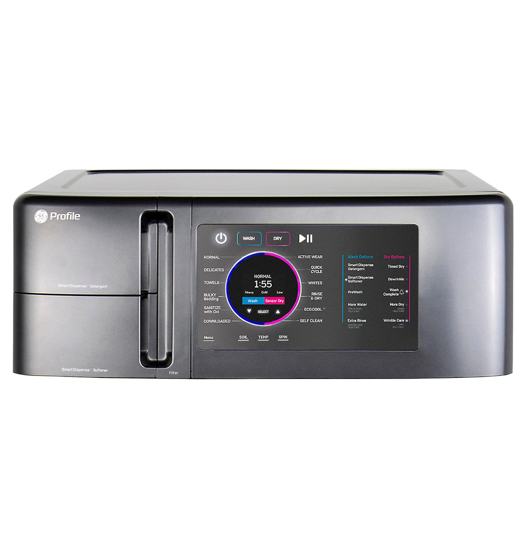 GE Profile ENERGY STAR 4.8 cu. ft. Capacity UltraFast Combo with Ventless Inverter Heat Pump Technology Washer/Dryer