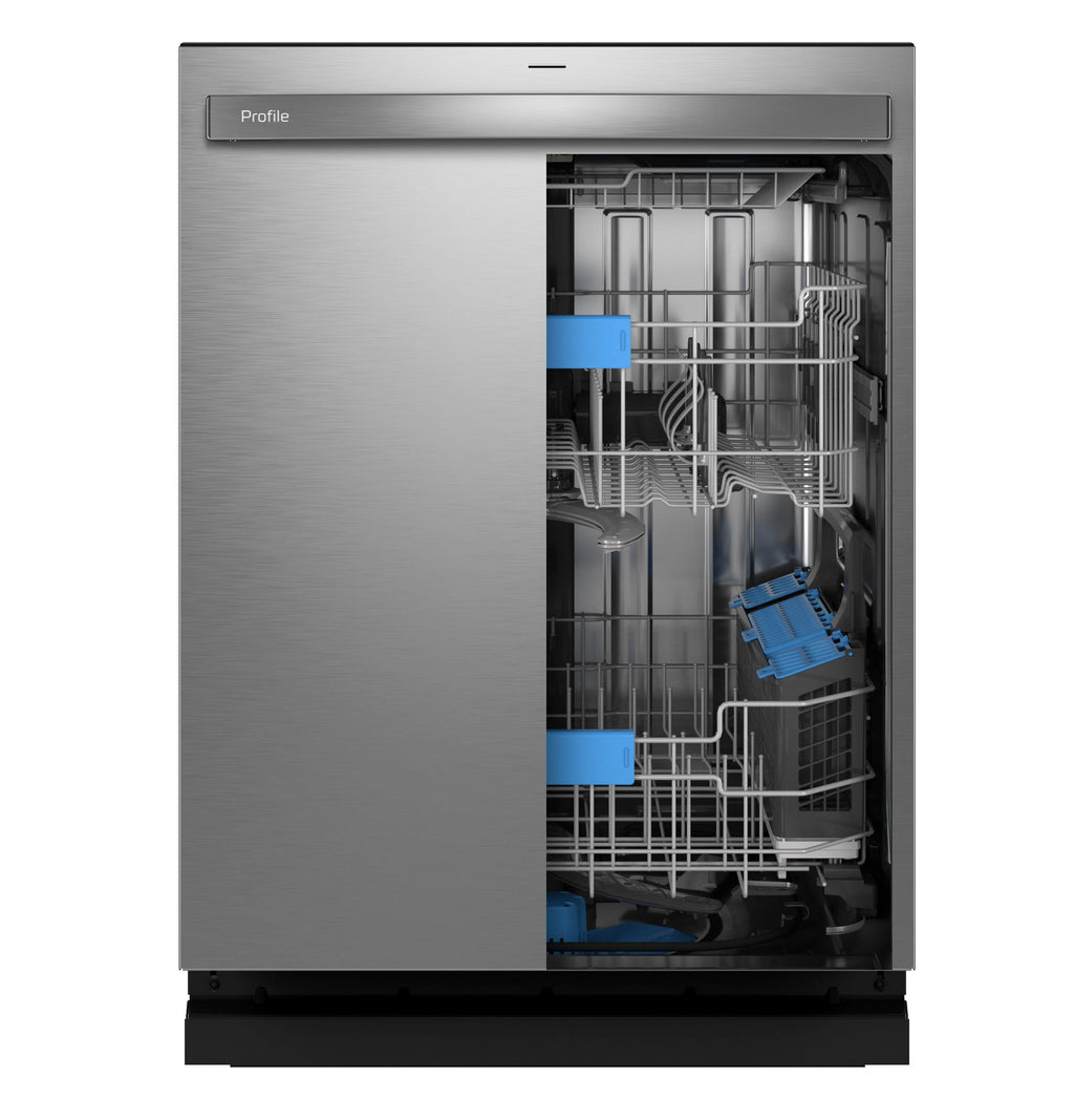 GE Profile™ ENERGY STAR® Fingerprint Resistant Top Control Stainless Interior Dishwasher with Microban™ Antimicrobial Technology