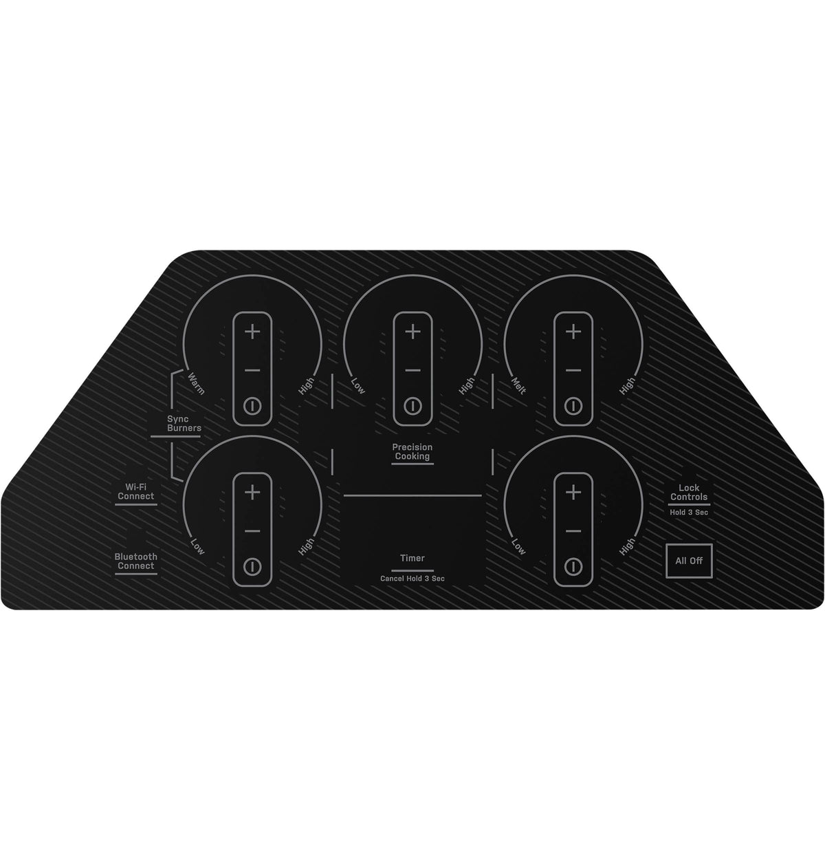 GE Profile™ ENERGY STAR® 36" Built-In Touch Control Induction Cooktop