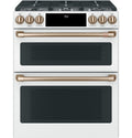 Café™ 30" Smart Slide-In, Front-Control, Dual-Fuel, Double-Oven Range with Convection