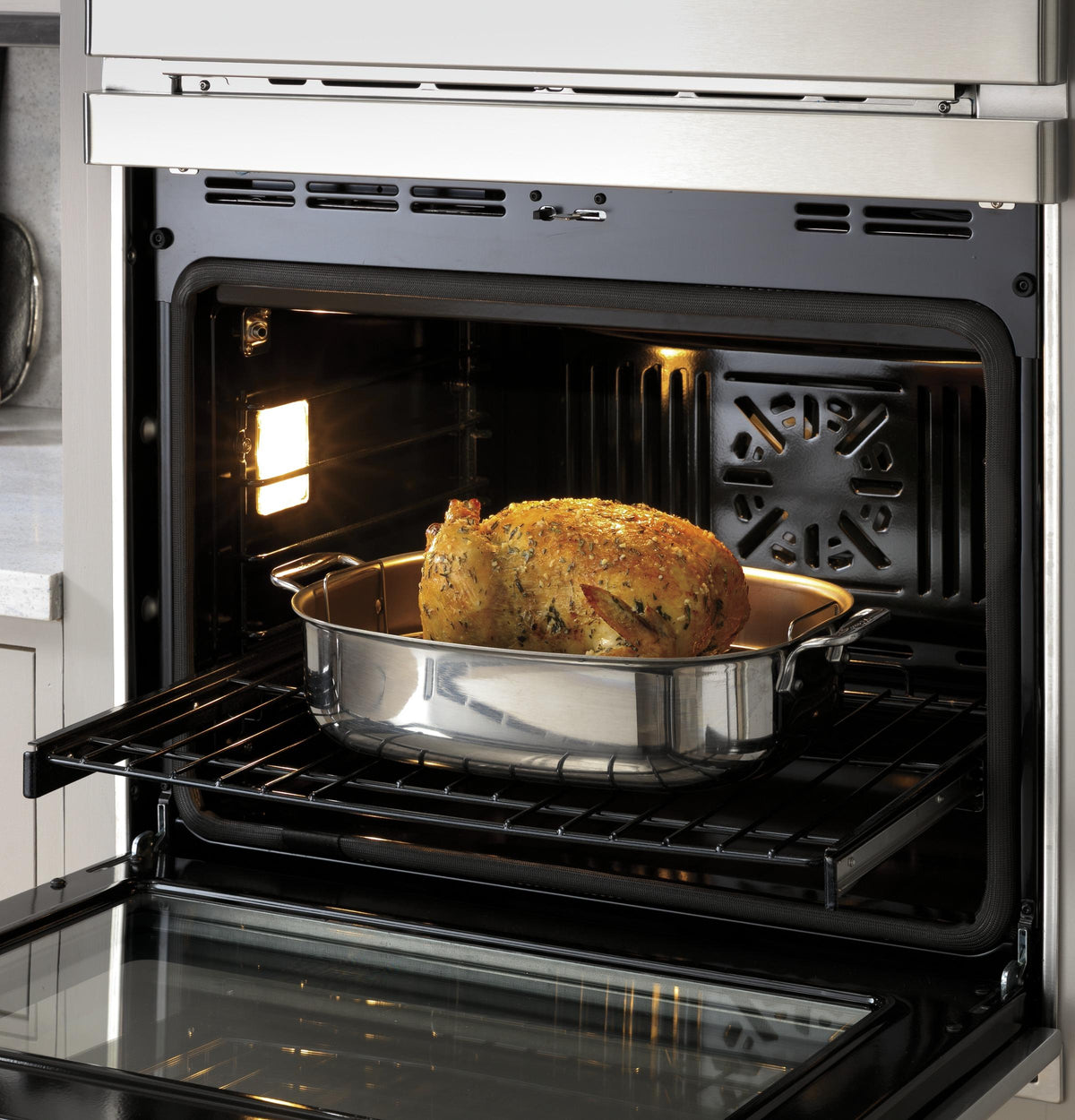 Café™ 30 in. Combination Double Wall Oven with Convection and Advantium® Technology