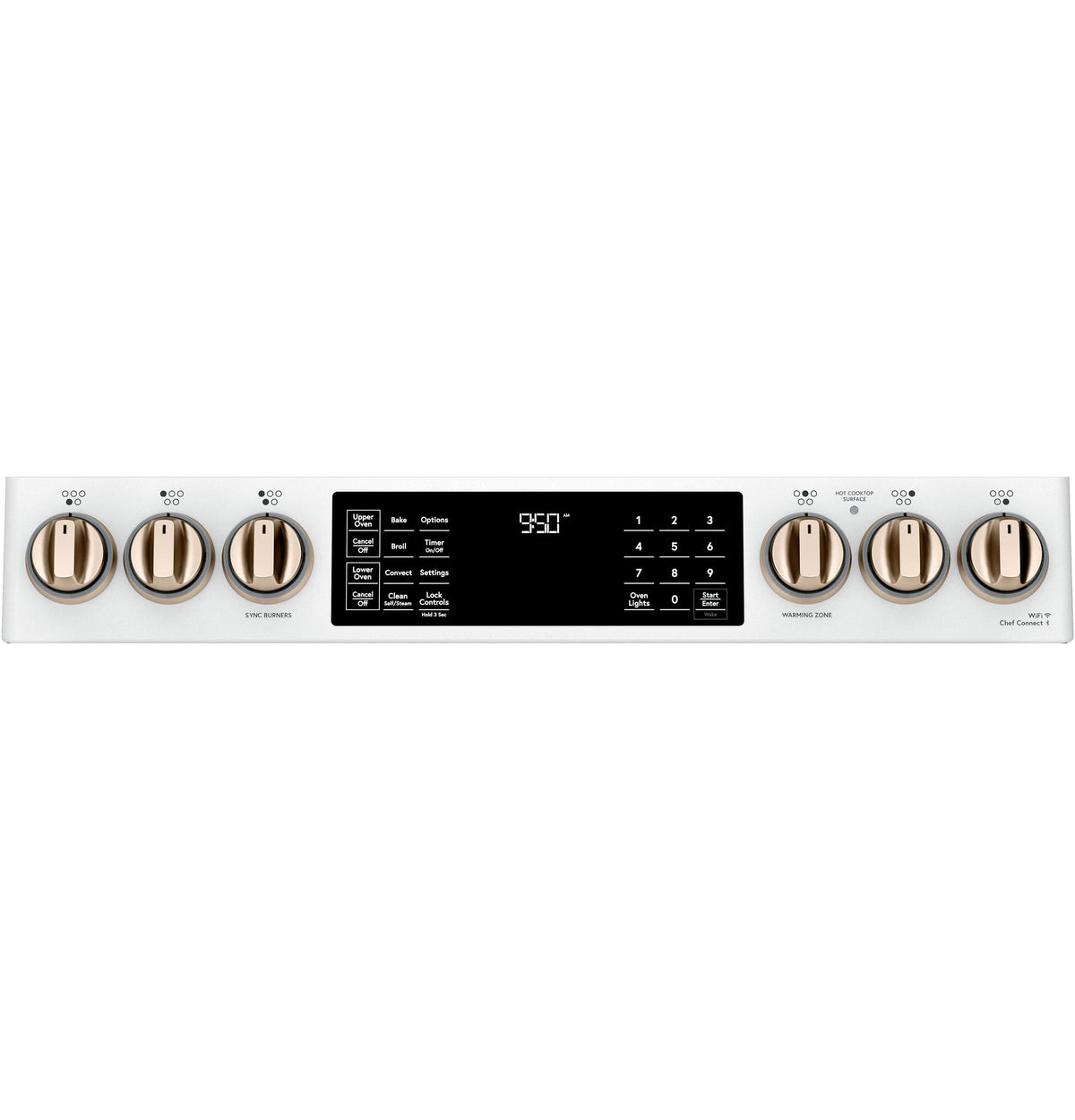 Café™ 30" Smart Slide-In, Front-Control, Induction and Convection Double-Oven Range