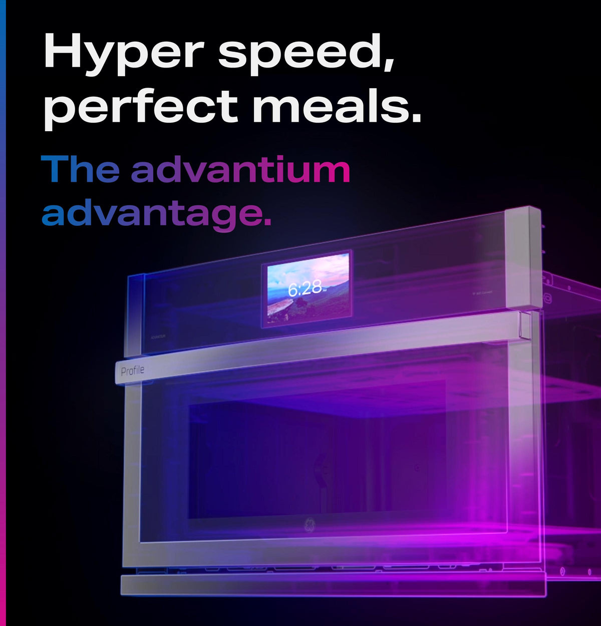 GE Profile™ 30" Single Wall Oven with 240V Advantium® Technology