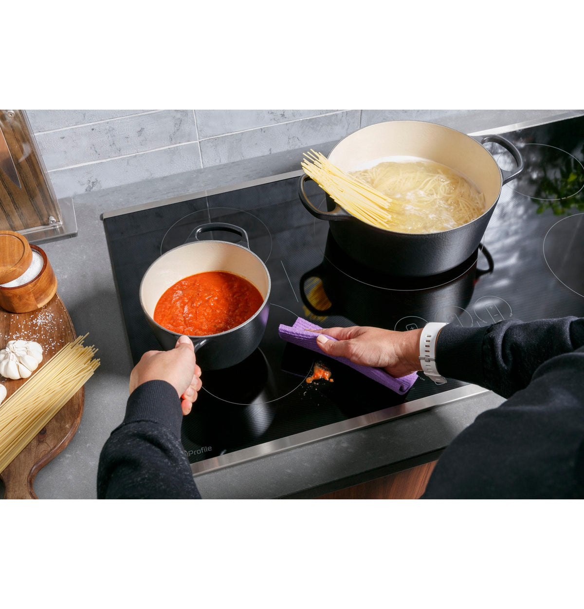 GE Profile™ ENERGY STAR® 36" Built-In Touch Control Induction Cooktop
