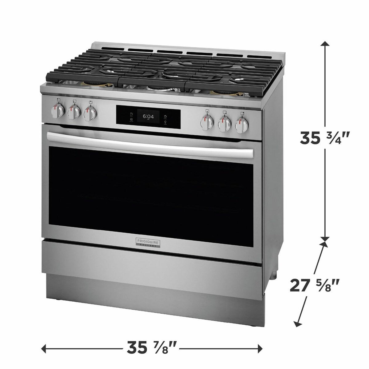 36" Gas Range with Air Fry
