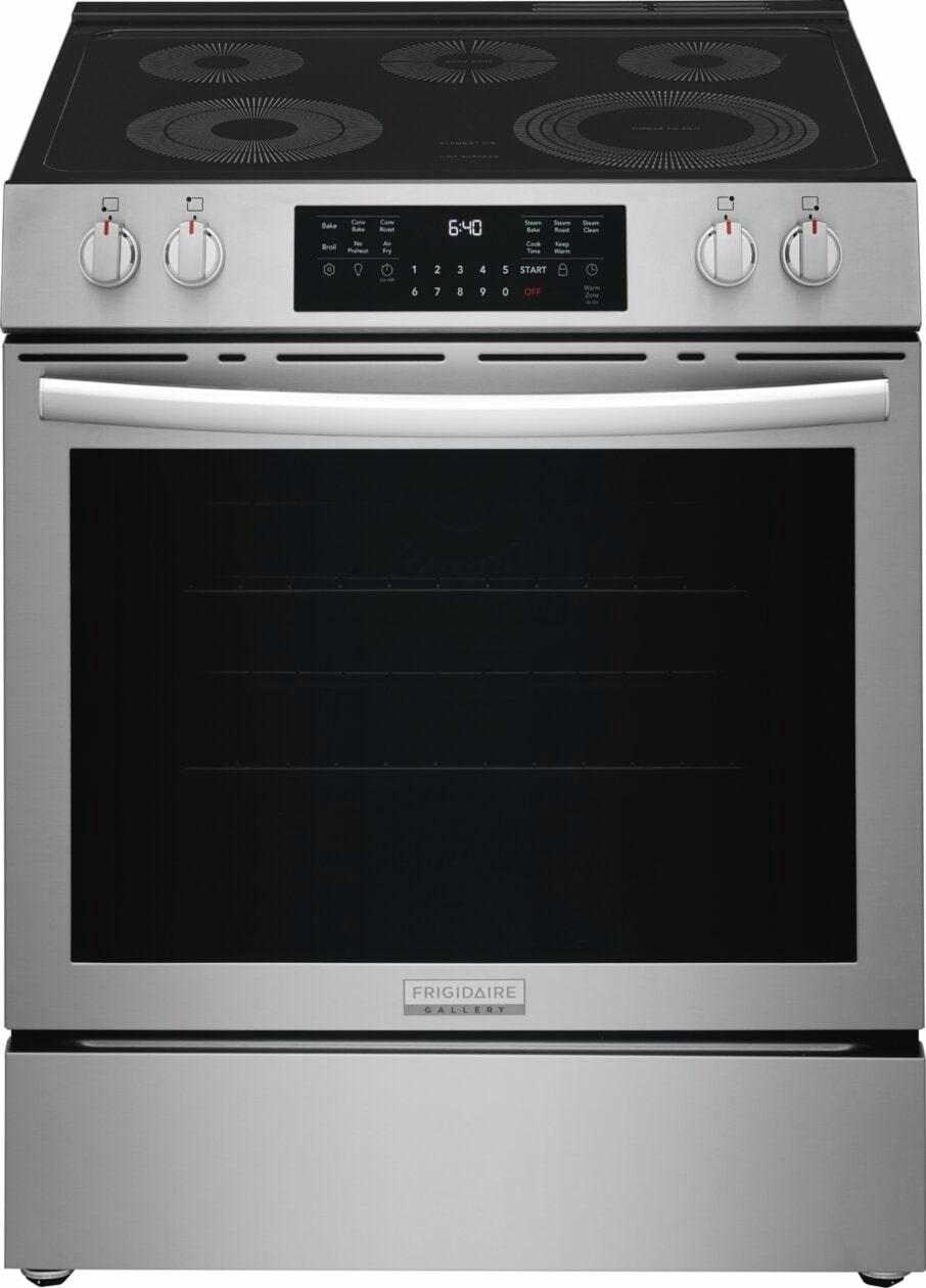 30" Front Control Electric Range with Total Convection