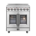 Forno Massimo 30 in. 4.32 cu. ft. Freestanding Electric Range with French Door and 5 Radiant Elements (Model FFSEL6955-30)