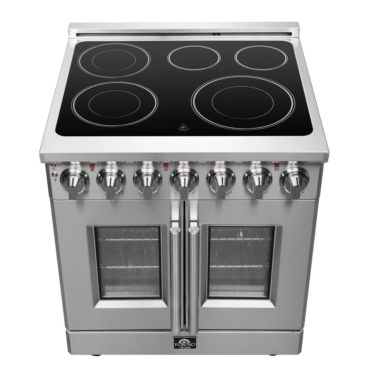 Forno Massimo 30 in. 4.32 cu. ft. Freestanding Electric Range with French Door and 5 Radiant Elements (Model FFSEL6955-30)