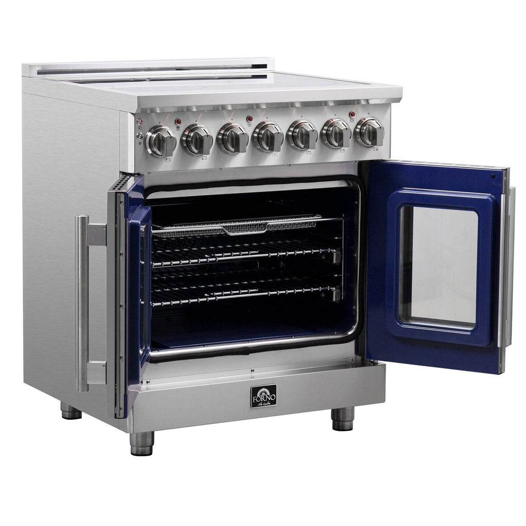 Forno Massimo 30 in. 4.32 cu. ft. Freestanding Electric Range with French Door and 5 Radiant Elements (Model FFSEL6955-30)