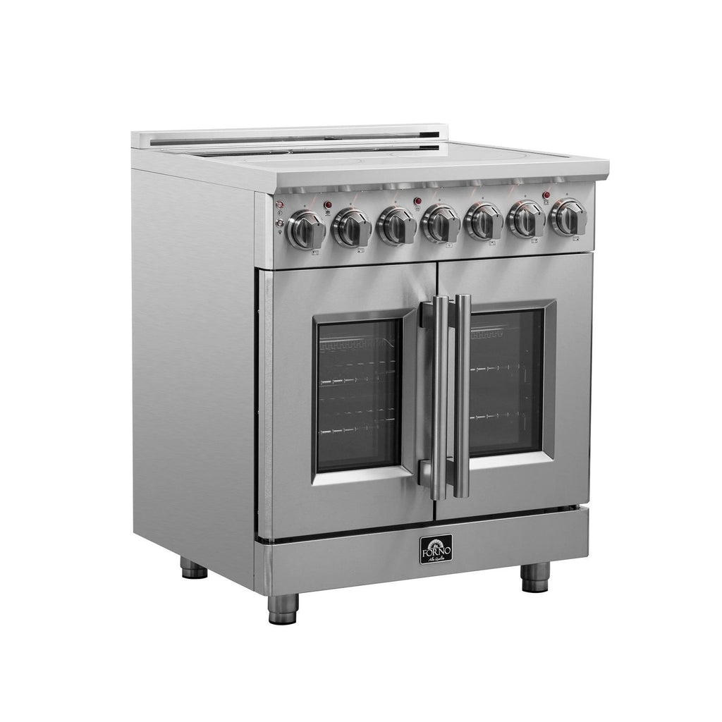 Forno Massimo 30 in. 4.32 cu. ft. Freestanding Electric Range with French Door and 5 Radiant Elements (Model FFSEL6955-30)