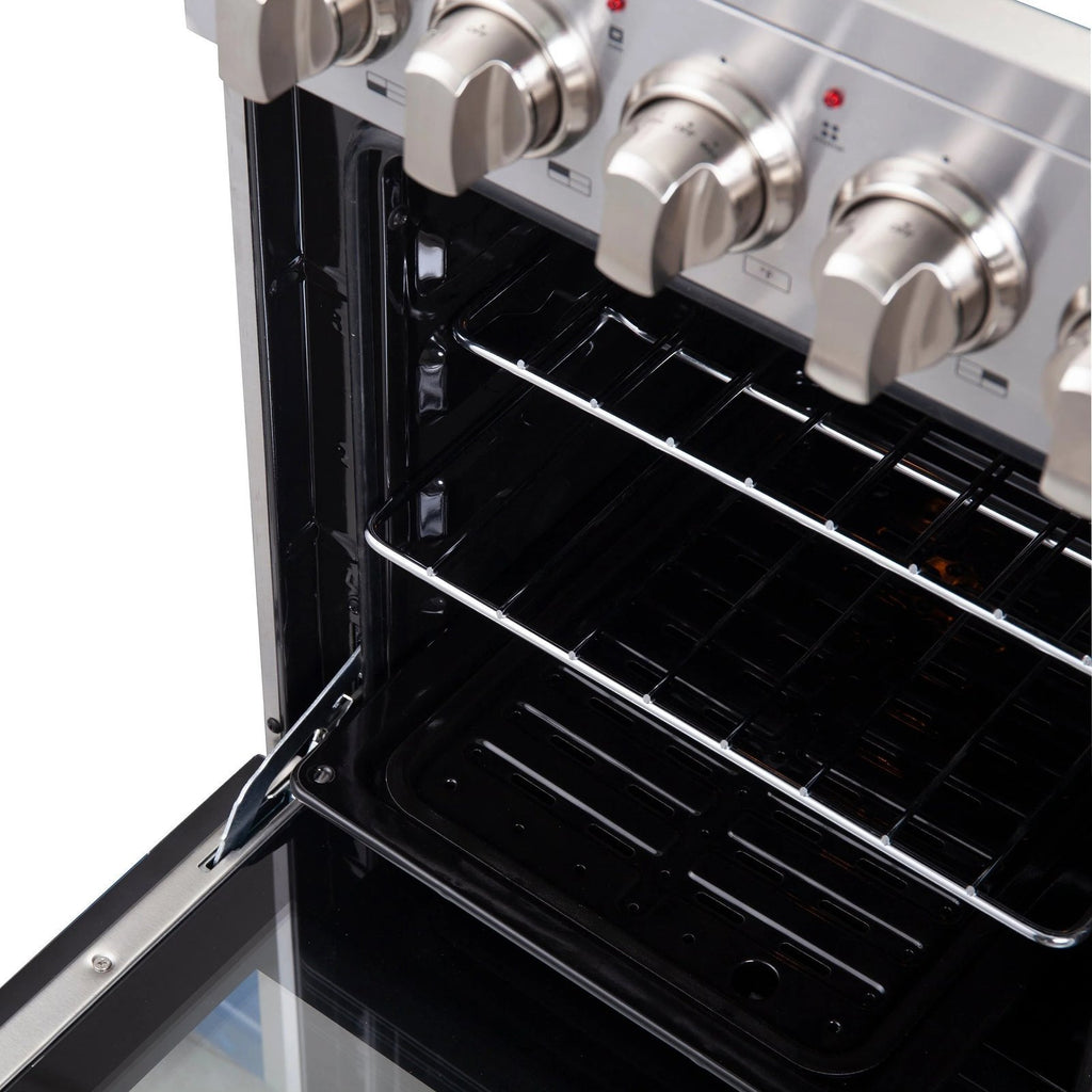Forno Pallerno 20 in. Freestanding Electric Range, 2.05 cu. ft., 4 Elements, Stainless Steel (Model FFSEL6052-20)