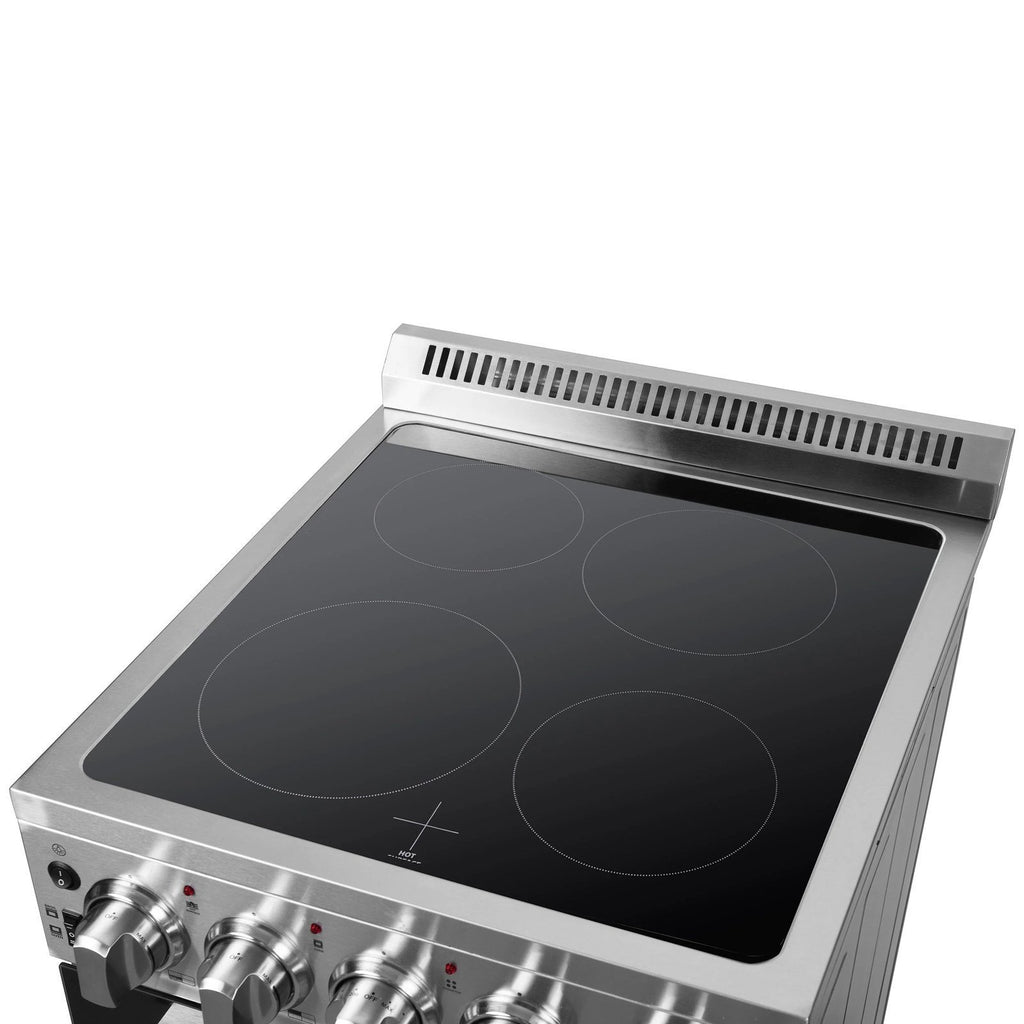 Forno Pallerno 20 in. Freestanding Electric Range, 2.05 cu. ft., 4 Elements, Stainless Steel (Model FFSEL6052-20)