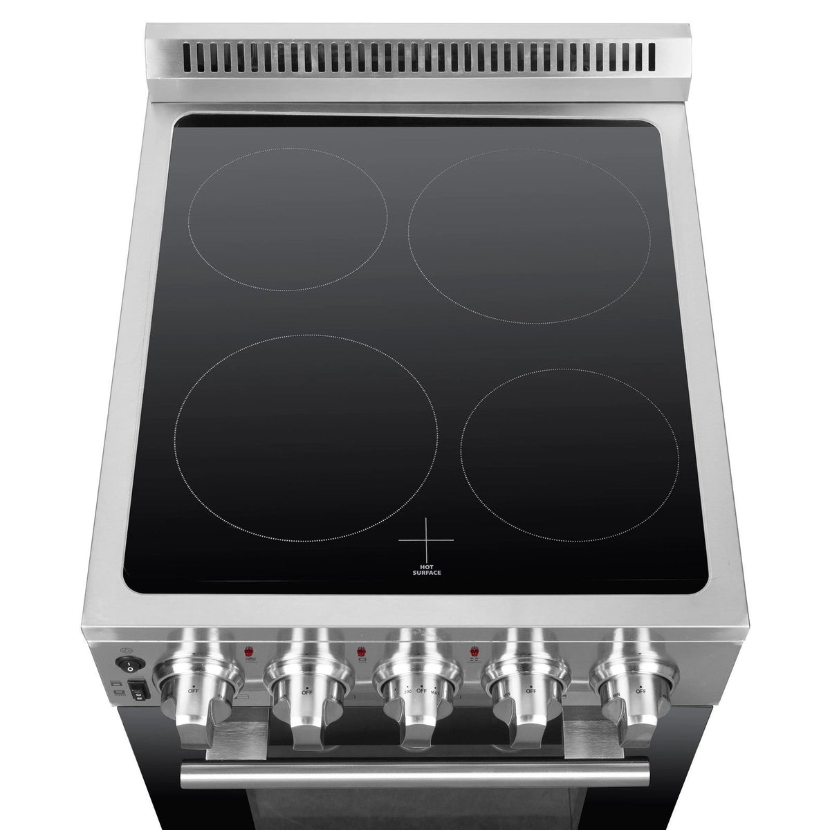 Forno Pallerno 20 in. Freestanding Electric Range, 2.05 cu. ft., 4 Elements, Stainless Steel (Model FFSEL6052-20)