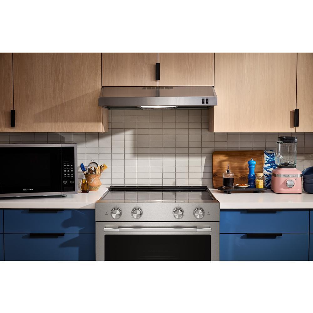 Smart Low Profile Microwave Hood Combination with Dual Fan Ventilation