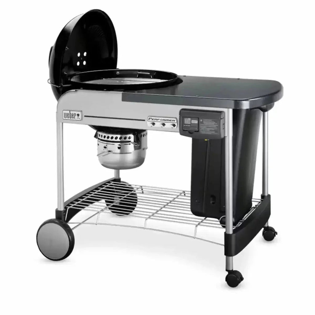 Weber Performer Deluxe Charcoal BBQ Grill, 22.5″ in Black